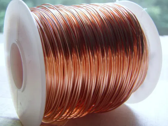 Filo di rame nudo per saldatura termica sottile a resistenza con 0,8 mm 1 mm 6 AWG nudo 2/0 per saldatura elettrica smaltata